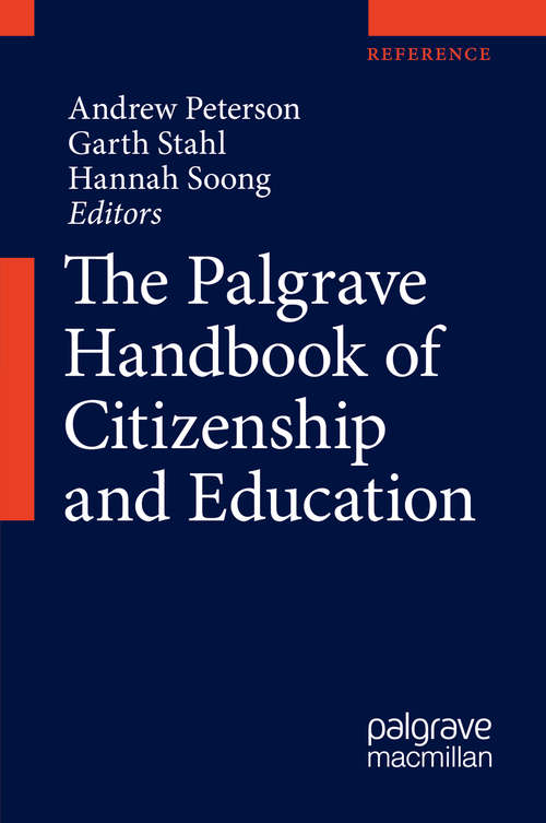 Book cover of The Palgrave Handbook of Citizenship and Education