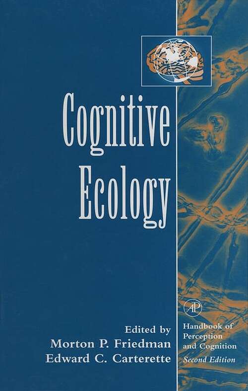 Book cover of Cognitive Ecology (Handbook of Perception and Cognition, Second Edition)