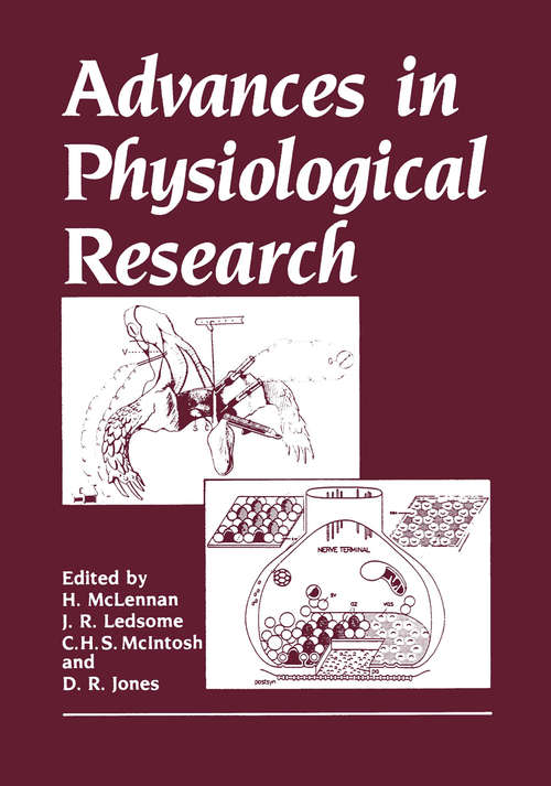 Book cover of Advances in Physiological Research (1987)
