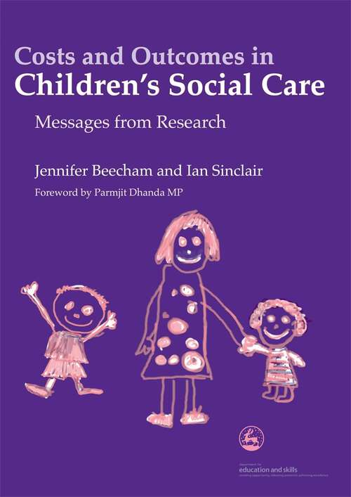 Book cover of Costs and Outcomes in Children's Social Care: Messages from Research (PDF)