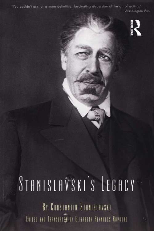 Book cover of Stanislavski's Legacy