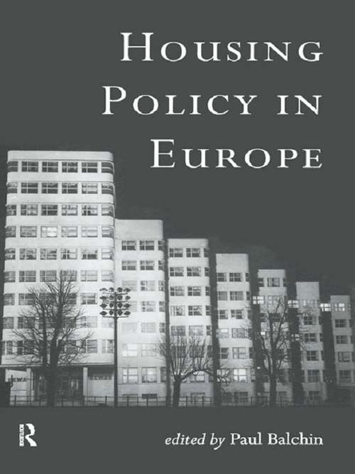 Book cover of Housing Policy in Europe