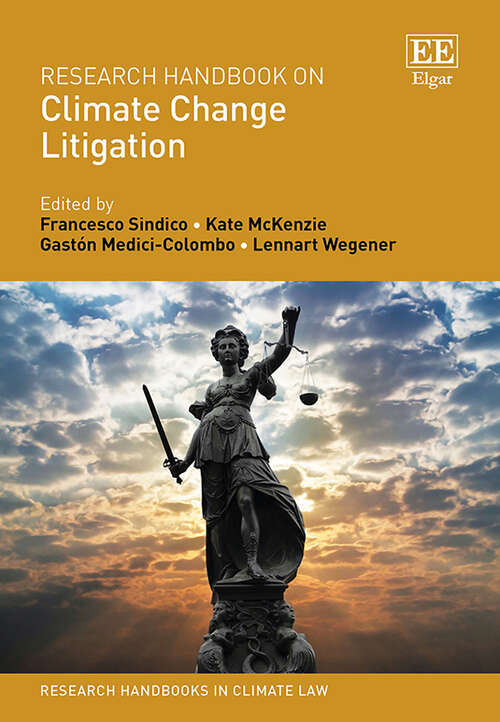 Book cover of Research Handbook on Climate Change Litigation (Research Handbooks in Climate Law series)