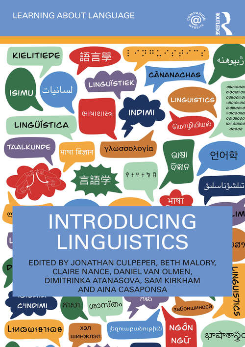 Book cover of Introducing Linguistics (Learning about Language)