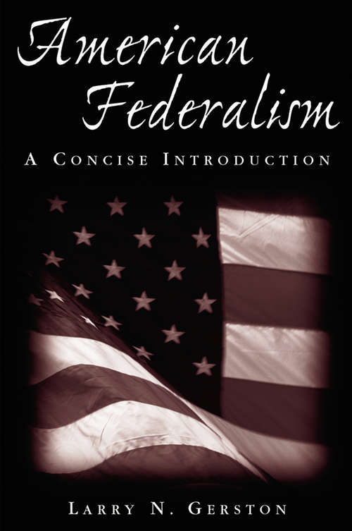 Book cover of American Federalism: A Concise Introduction (2)