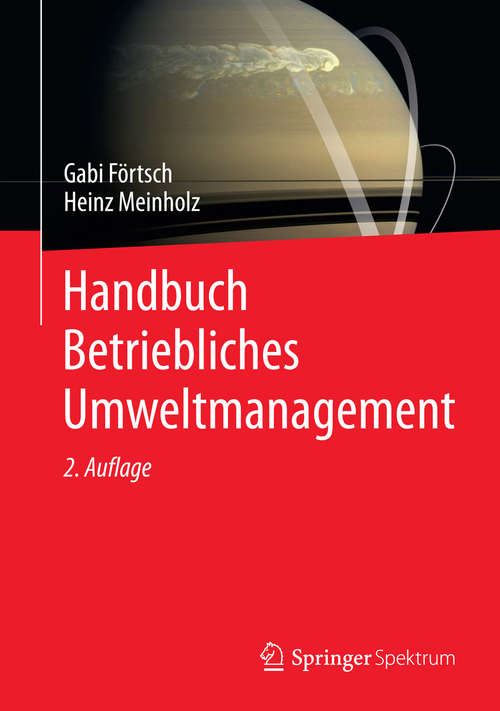 Book cover of Handbuch Betriebliches Umweltmanagement (2. Aufl. 2014)