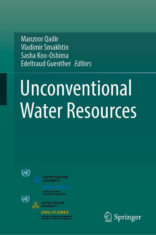 Book cover of Unconventional Water Resources (1st ed. 2022)