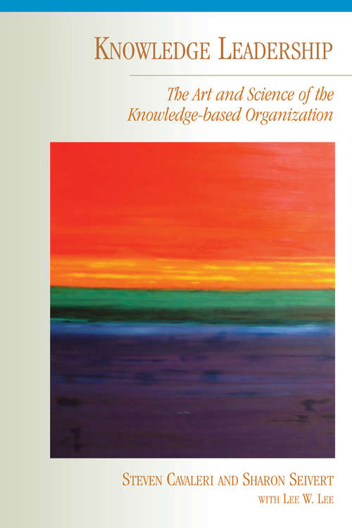 Book cover of Knowledge Leadership