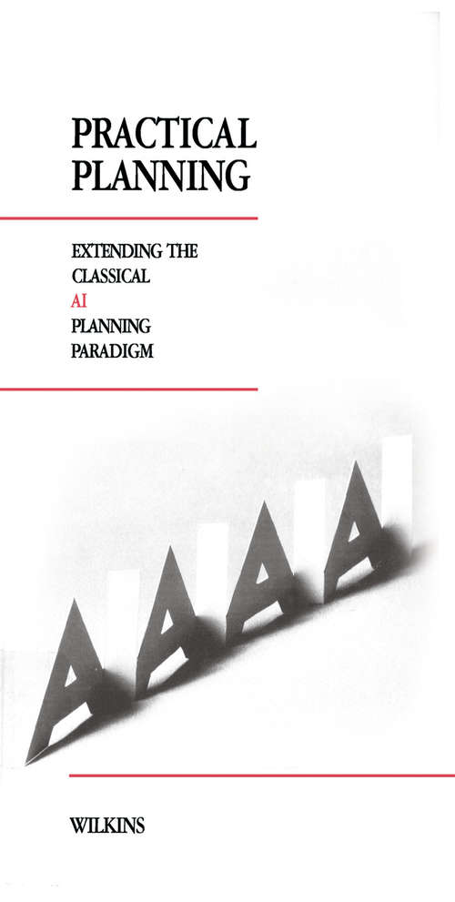 Book cover of Practical Planning: Extending the Classical AI Planning Paradigm