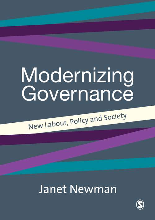 Book cover of Modernizing Governance: New Labour, Policy and Society