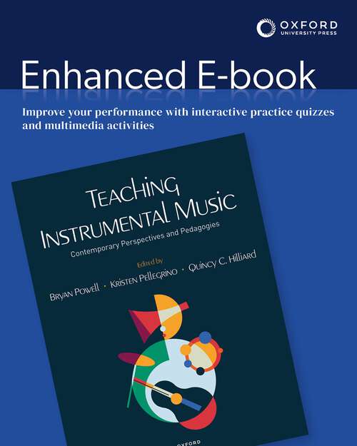 Book cover of Teaching Instrumental Music: Contemporary Perspectives and Pedagogies