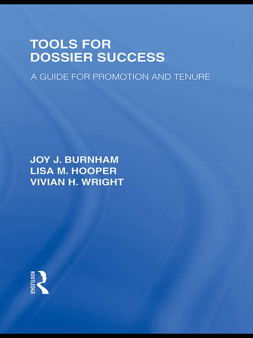 Book cover of Tools for Dossier Success: A Guide for Promotion and Tenure