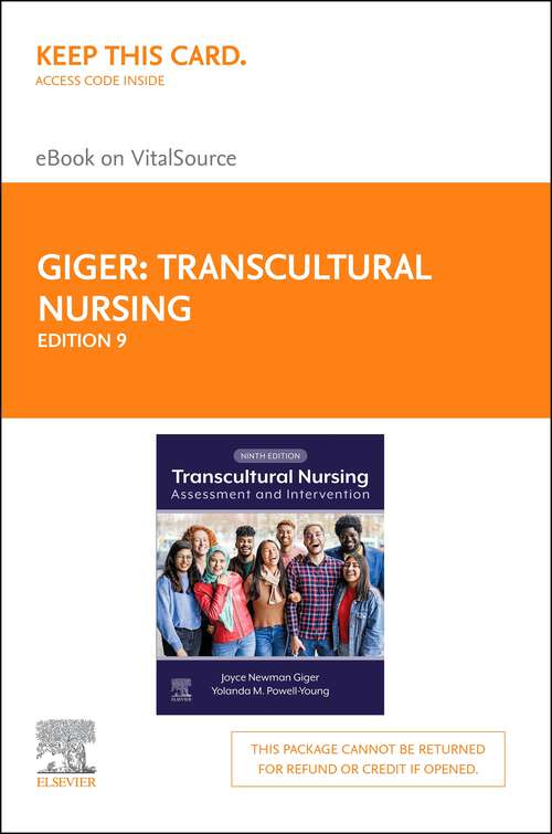 Book cover of Transcultural Nursing - E-Book (9)