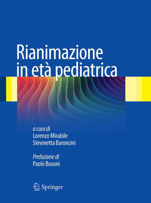 Book cover of Rianimazione in età pediatrica (2012)