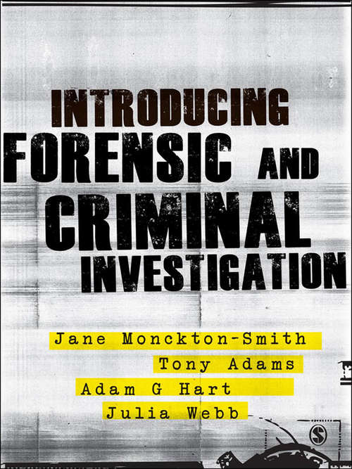 Book cover of Introducing Forensic and Criminal Investigation: SAGE Publications