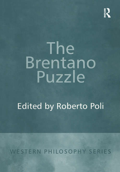 Book cover of The Brentano Puzzle (Western Philosophy Series)