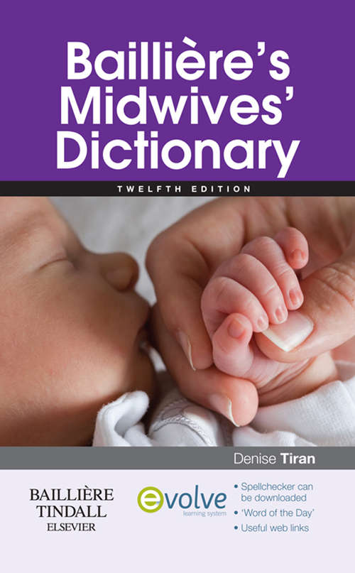 Book cover of Bailliere's Midwives' Dictionary E-Book