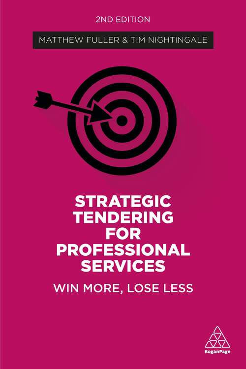 Book cover of Strategic Tendering for Professional Services: Win More, Lose Less (2)