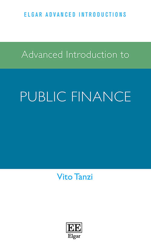 Book cover of Advanced Introduction to Public Finance (Elgar Advanced Introductions series)