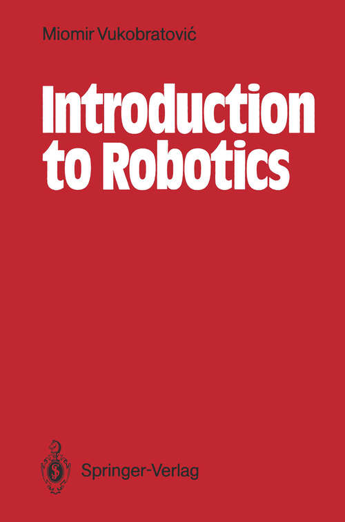 Book cover of Introduction to Robotics (1989)