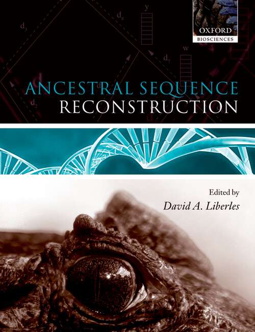 Book cover of Ancestral Sequence Reconstruction