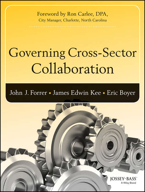 Book cover of Governing Cross-Sector Collaboration (Bryson Series in Public and Nonprofit Management)