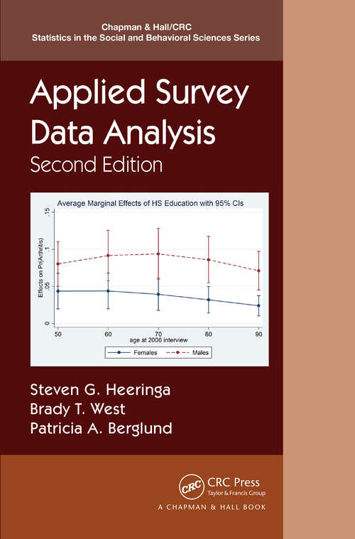 Book cover of Applied Survey Data Analysis (2) (Chapman & Hall/CRC Statistics in the Social and Behavioral Sciences)