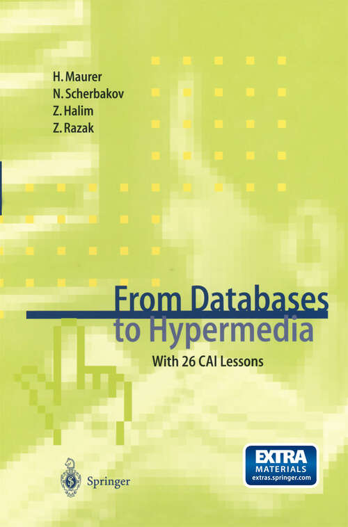 Book cover of From Databases to Hypermedia: With 26 CAI Lessons (1998)