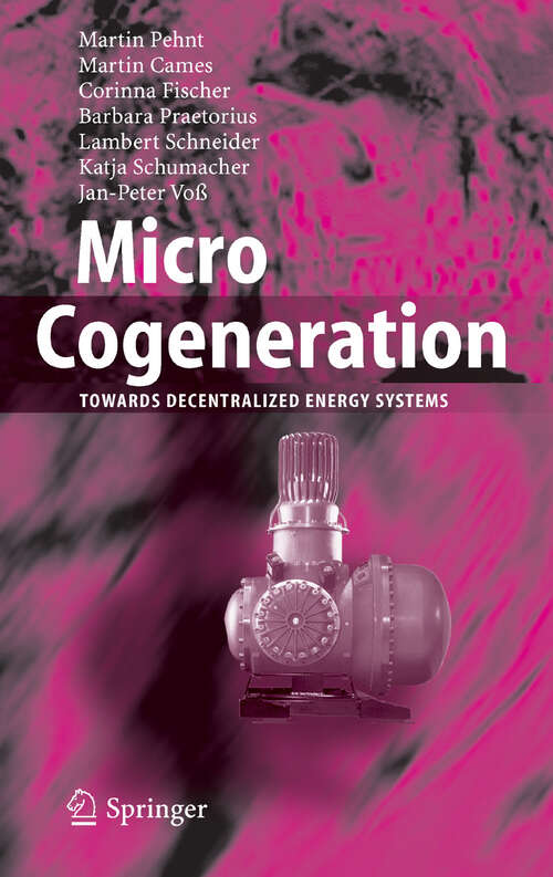 Book cover of Micro Cogeneration: Towards Decentralized Energy Systems (2006)