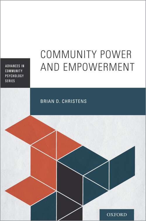 Book cover of Community Power and Empowerment (Advances in Community Psychology)