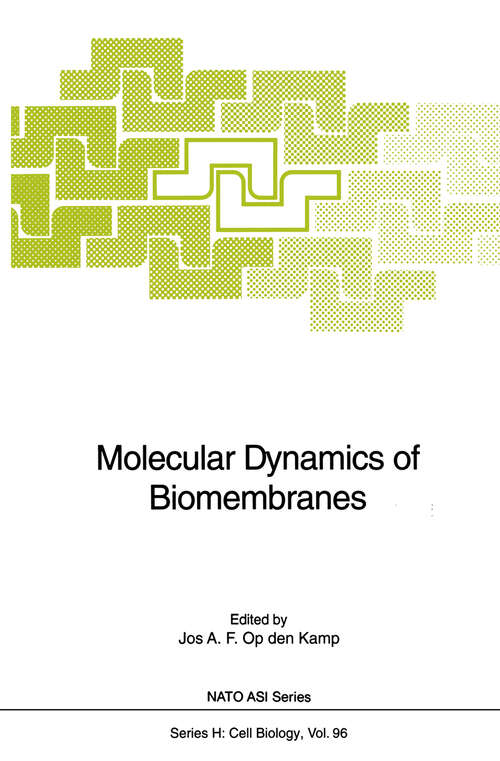 Book cover of Molecular Dynamics of Biomembranes (1996) (Nato ASI Subseries H: #96)