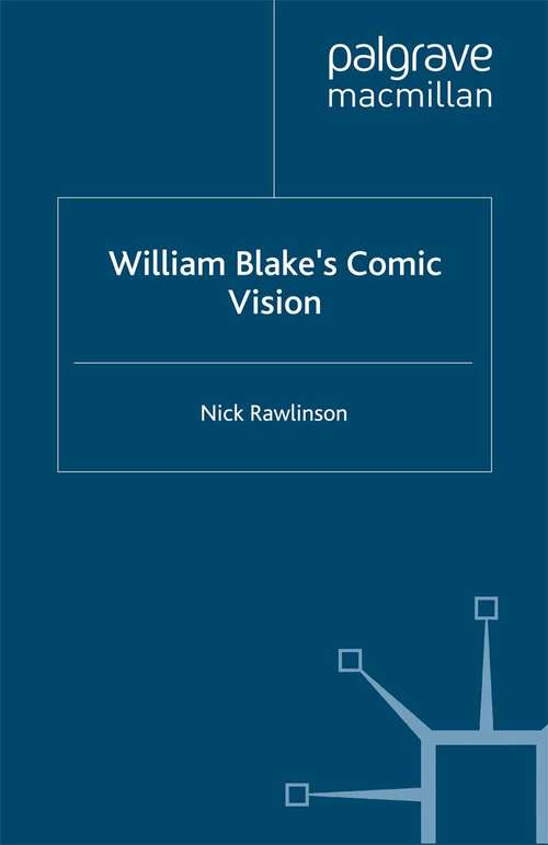 Book cover of William Blake’s Comic Vision (2003)