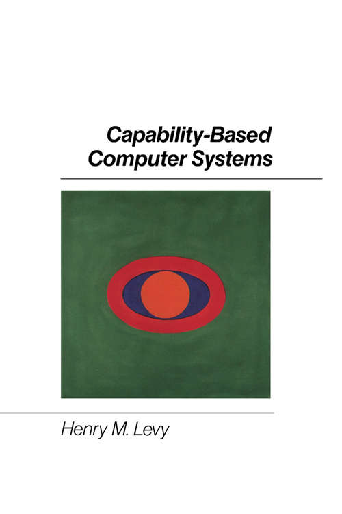 Book cover of Capability-Based Computer Systems