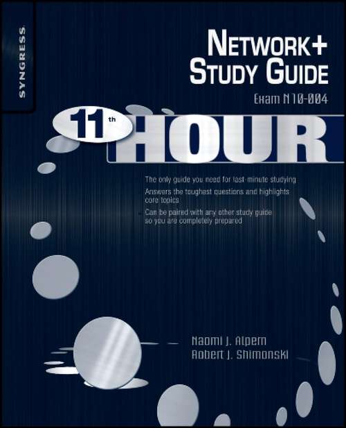 Book cover of Eleventh Hour Network+: Exam N10-004 Study Guide