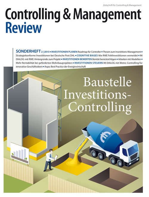 Book cover of Controlling & Management Review Sonderheft 2-2015: Baustelle Investitions-Controlling (1. Aufl. 2015) (CMR-Sonderhefte)