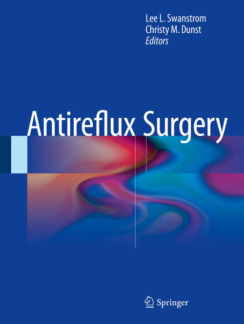 Book cover of Antireflux Surgery (2015)