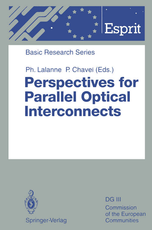 Book cover of Perspectives for Parallel Optical Interconnects (1993) (ESPRIT Basic Research Series)