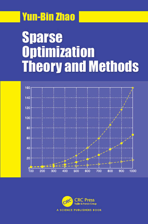 Book cover of Sparse Optimization Theory and Methods