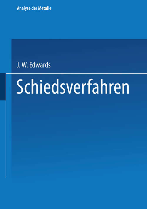 Book cover of Schiedsverfahren (1942)