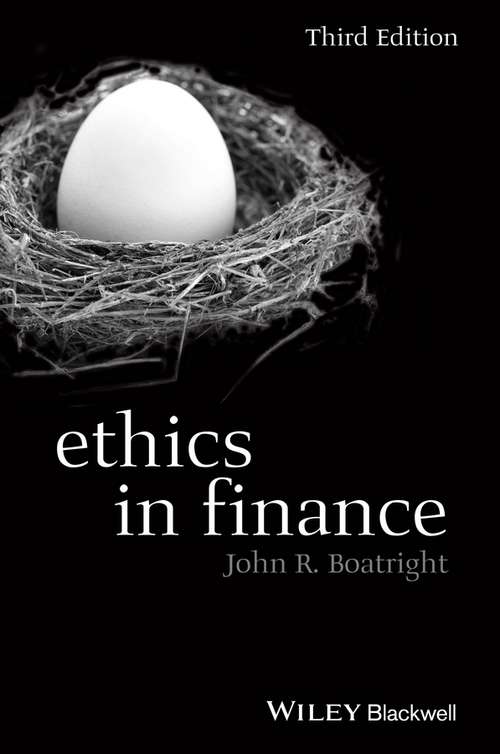 Book cover of Ethics in Finance (3) (Foundations of Business Ethics #1)
