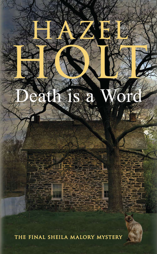 Book cover of Death is a Word (Sheila Malory Mystery #21)