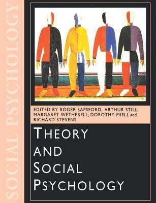 Book cover of Theory And Social Psychology (PDF)