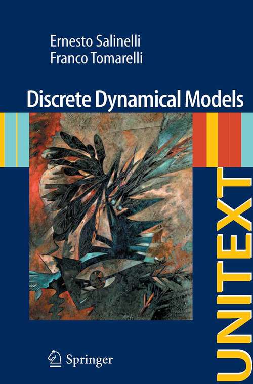 Book cover of Discrete Dynamical Models (2014) (UNITEXT #76)