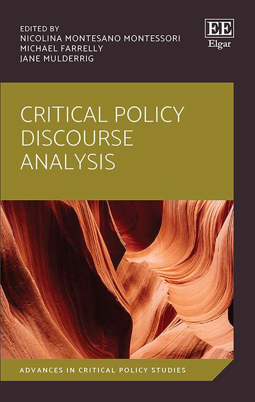 Book cover of Critical Policy Discourse Analysis (PDF)