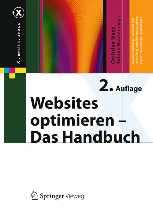 Book cover of Websites optimieren - Das Handbuch (2. Aufl. 2015) (X.media.press)