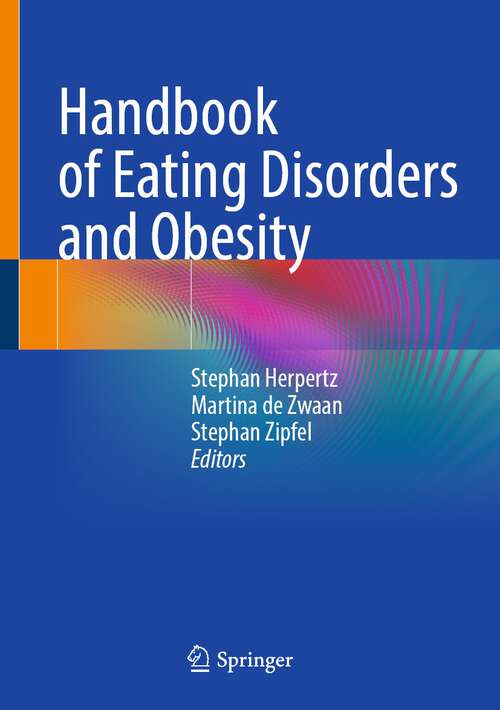 Book cover of Handbook of Eating Disorders and Obesity (2024)