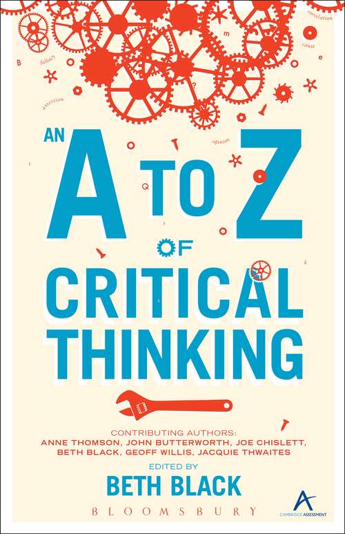 Book cover of An A to Z of Critical Thinking