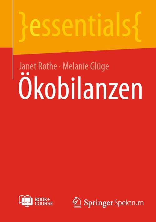 Book cover of Ökobilanzen (2024) (essentials)