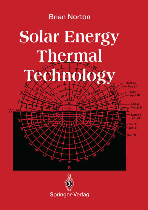 Book cover of Solar Energy Thermal Technology (1992)