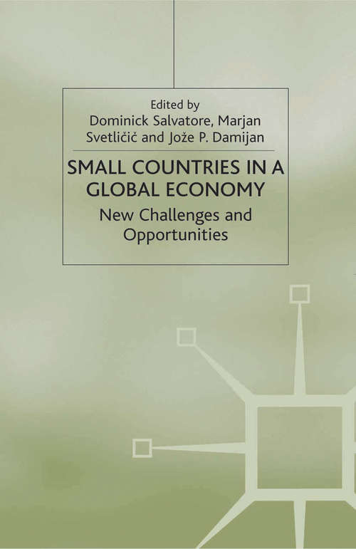 Book cover of Small Countries in a Global Economy: New Challenges and Opportunities (2001)
